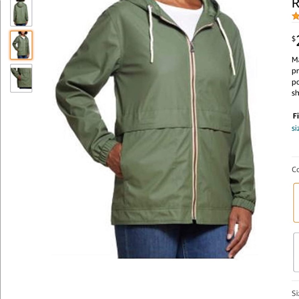 Original vintage weatherproof rain jacket
